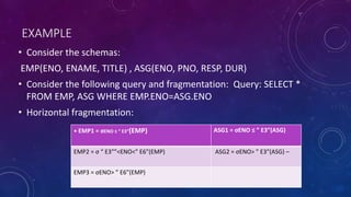 Phases of distributed query processing | PPT