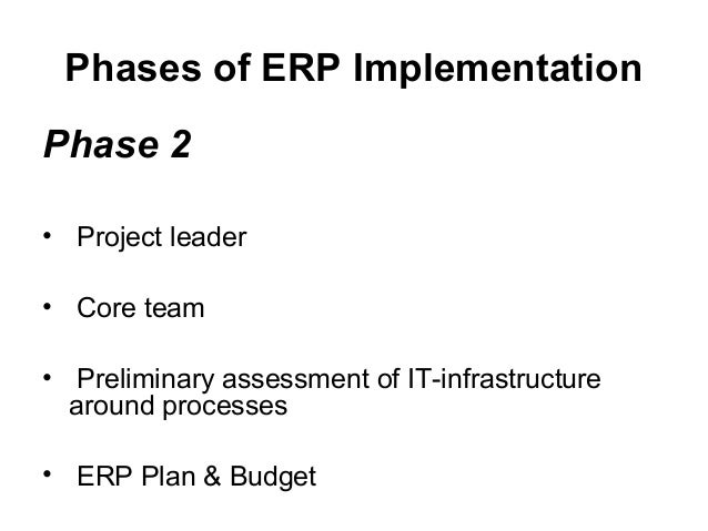 6 Phases Of An Erp Implementation Plan Pc Bennett Solutions