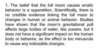 PHASES OF THE MOON relative to positions | PPTX
