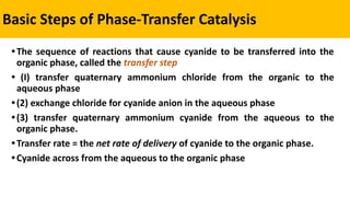 PHASE TRANSFER CATALYSIS.pptx.pdf nanochemistry | PDF