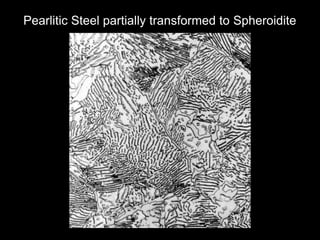 Pearlitic Steel partially transformed to Spheroidite
 