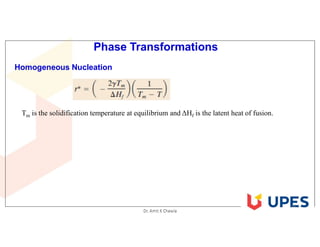 Comprehensive Overview of Phase Transformations in Materials Science | PDF