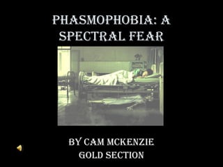 Phasmophobia: A Spectral Fear By Cam McKenzie Gold Section 