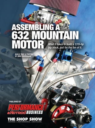 Assembling a 
632 Mountain 
Motor 
Build, text & photos 
by Mike Mavrigian 
What it takes to build a 1,115-hp 
big block, just for the fun of it. 
Published by 
 