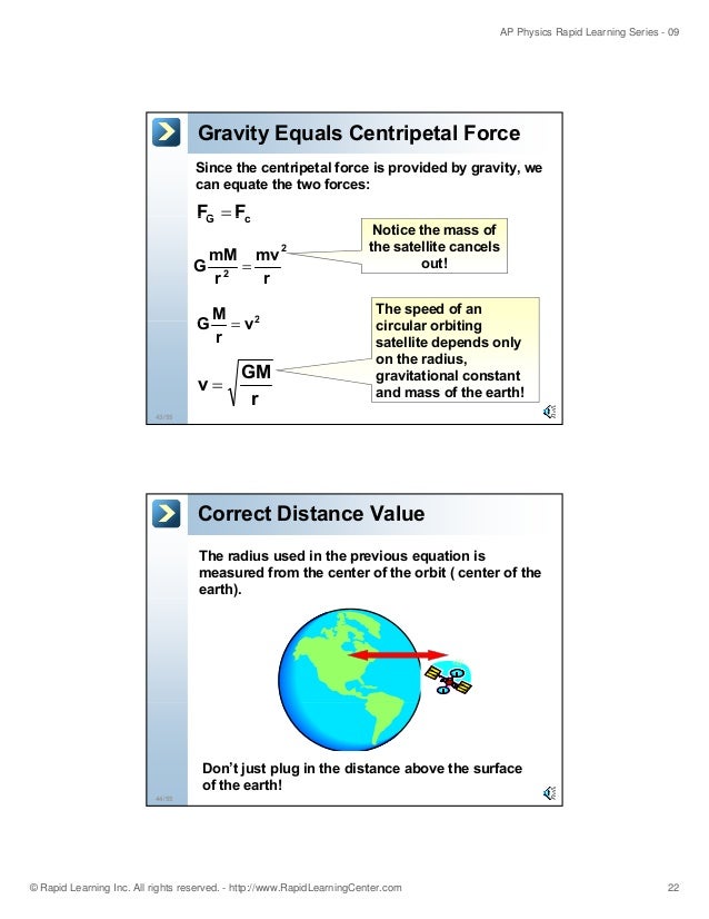 Circular Motion & Gravitation