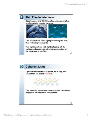 Physical Optics | PDF
