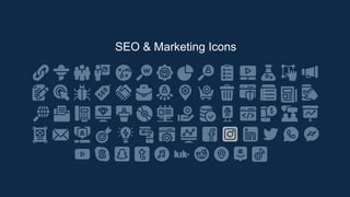 SEO & Marketing Icons
 