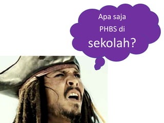 Apa saja
PHBS di
sekolah?
 