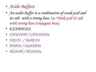 Ph, buffer solution ph indicator and ph | PPTX