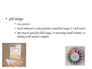 Ph, buffer solution ph indicator and ph | PPTX