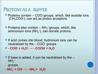 PH BUFFER SYSTEM for A B G Analysis for Blood | PPTX