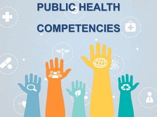 PUBLIC HEALTH
COMPETENCIES
 