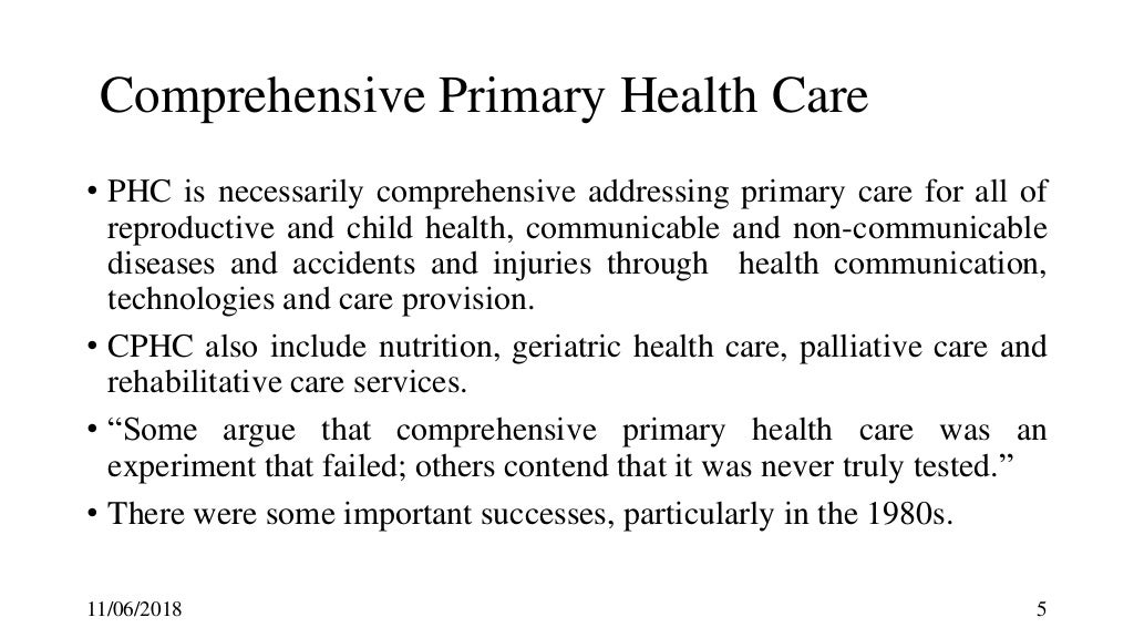 Selective Vs Comprehensive Primary Health Care in Nepal