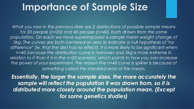 healthcare research methods primary studies selecting a sample popu why is sample size important