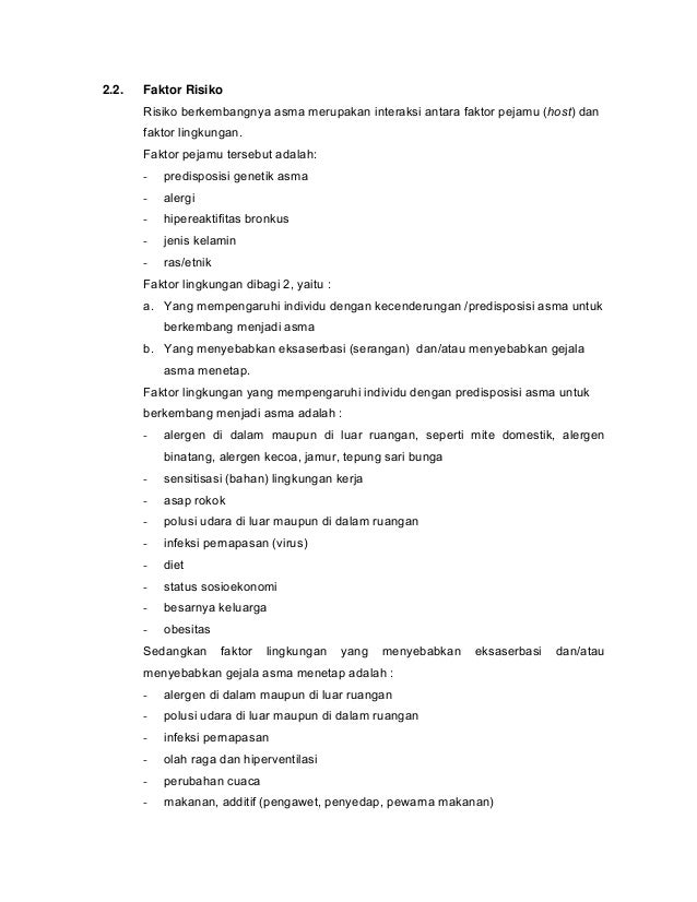 Pharmaceutical Care Untuk Penyakit Asma