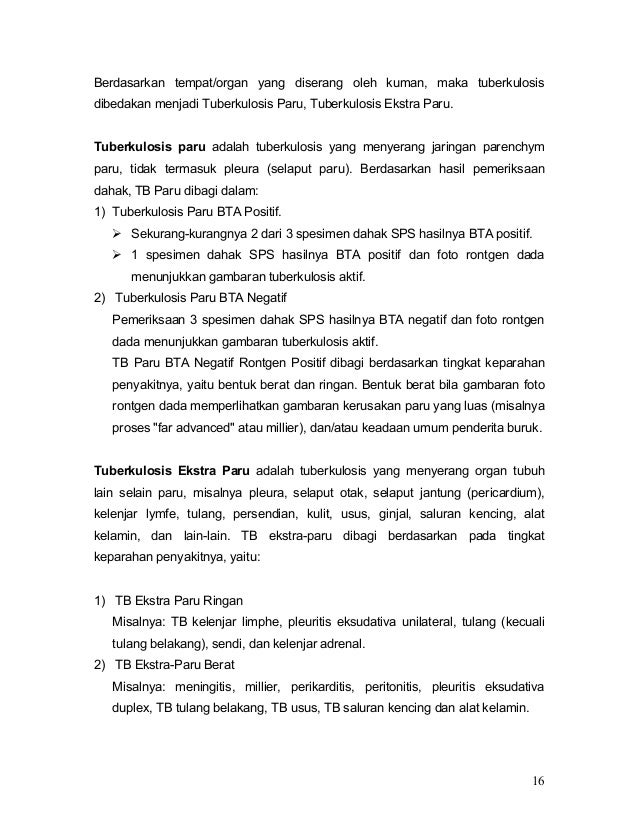 Pharmaceutical Care Untuk Penyakit Tbc