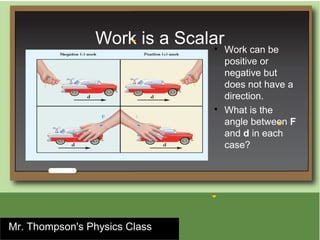 Physics Work and Energy | PPT
