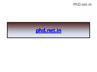 phd.net.in
PhD.net.in
 