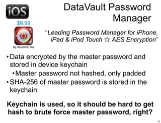 DataVault Password
    $9.99
                                    Manager
                   “Leading Password Manager for ...
