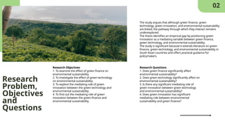 The Impact of Green Finance and Technology on Environmental ...