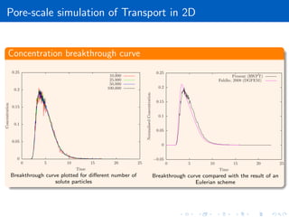 Pore-scale direct simulation of flow and transport in porous media | PDF