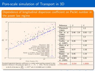 Pore-scale direct simulation of flow and transport in porous media | PDF
