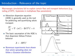 Pore-scale direct simulation of flow and transport in porous media | PDF