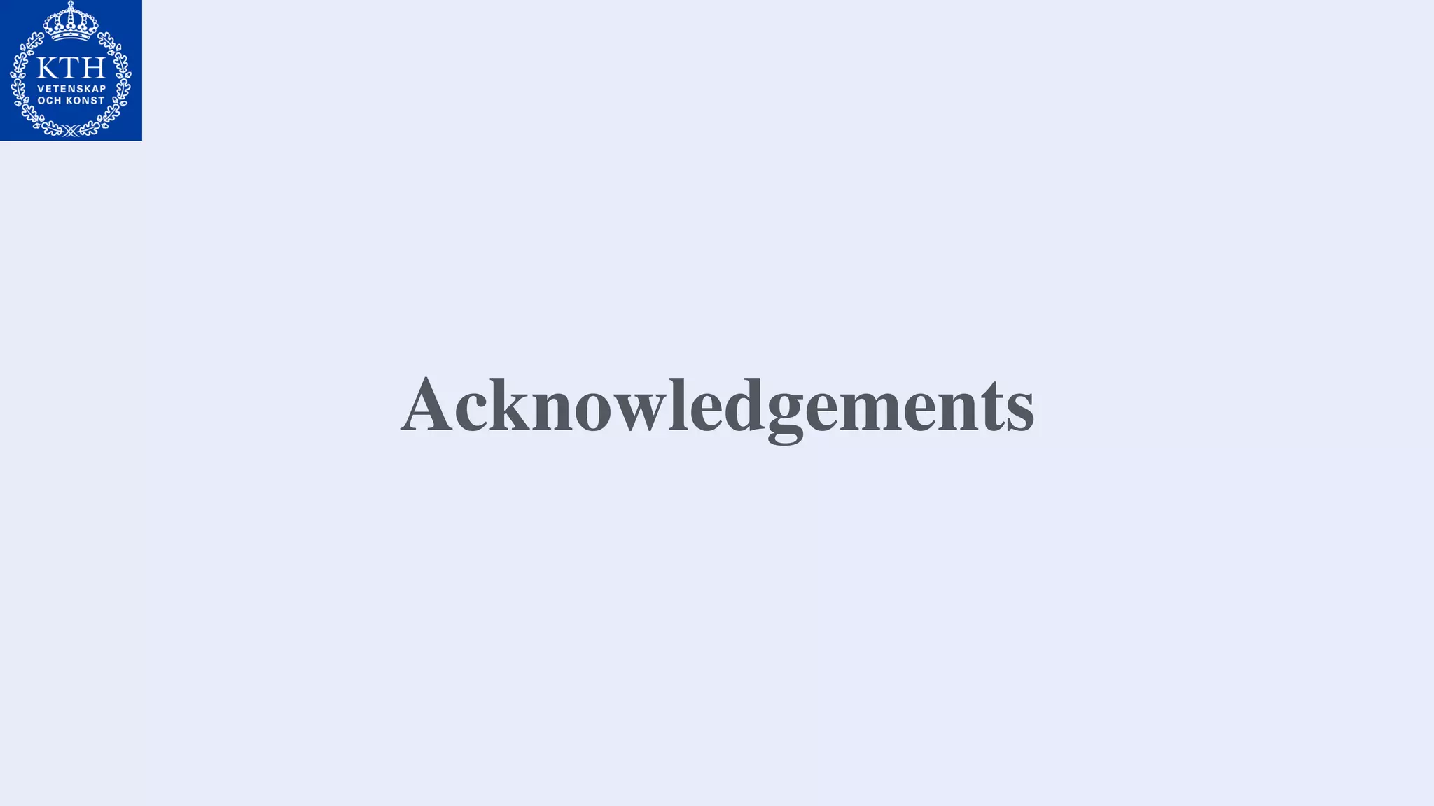 Acknowledgements
 