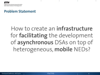 Problem Statement



            How to create an infrastructure
            for facilitating the development
            ...