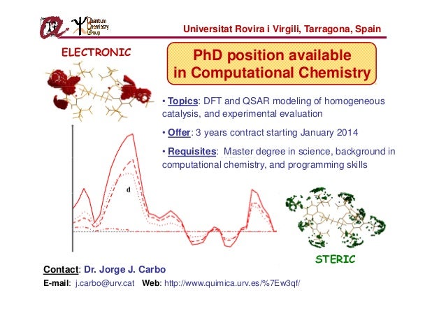 Computational chemistry phd thesis