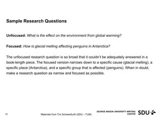 Connecting Research Questions and Research Method | PPTX