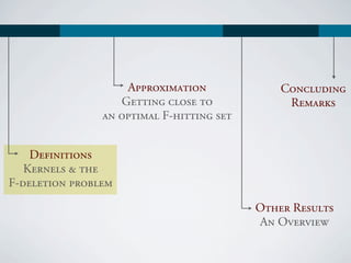 ^ééêçñáã~íáçå=             `çåÅäìÇáåÖ
                   dÉííáåÖ=ÅäçëÉ=íç             RÉã~êâë=
                ~å=çéíáã~ä=cJÜáííáåÖ=ëÉí


    aÉÑáåáíáçåë=
   hÉêåÉäë=C=íÜÉ=
cJÇÉäÉíáçå=éêçÄäÉã

                                           líÜÉê=RÉëìäíë=
                                           ^å=lîÉêîáÉï
 