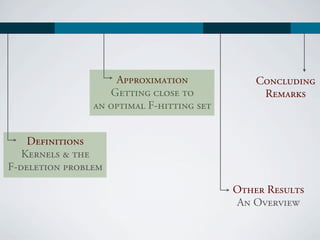 ^ééêçñáã~íáçå=             `çåÅäìÇáåÖ
                   dÉííáåÖ=ÅäçëÉ=íç             RÉã~êâë=
                ~å=çéíáã~ä=cJÜáííáåÖ=ëÉí


    aÉÑáåáíáçåë=
   hÉêåÉäë=C=íÜÉ=
cJÇÉäÉíáçå=éêçÄäÉã

                                           líÜÉê=RÉëìäíë=
                                           ^å=lîÉêîáÉï
 