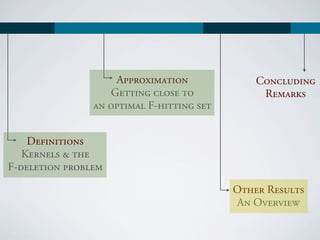 ^ééêçñáã~íáçå=             `çåÅäìÇáåÖ
                   dÉííáåÖ=ÅäçëÉ=íç             RÉã~êâë=
                ~å=çéíáã~ä=cJÜáííáåÖ=ëÉí


    aÉÑáåáíáçåë=
   hÉêåÉäë=C=íÜÉ=
cJÇÉäÉíáçå=éêçÄäÉã

                                           líÜÉê=RÉëìäíë=
                                           ^å=lîÉêîáÉï
 
