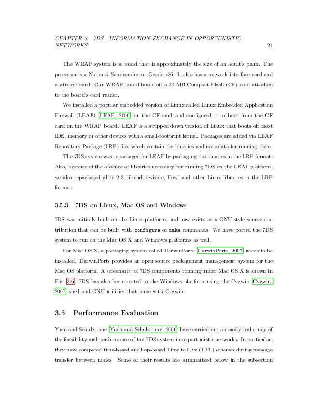 Of my phd thesis