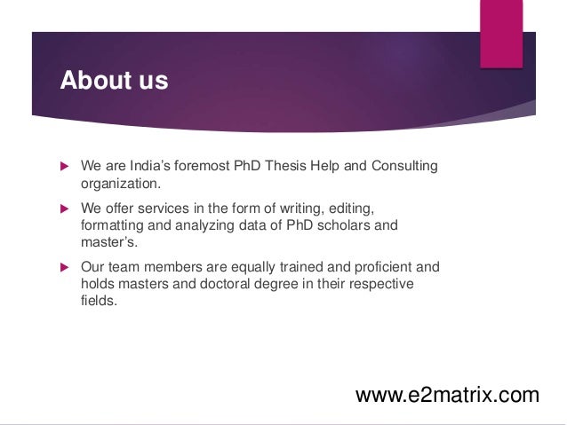 Thesis writing service in chandigarh hotels