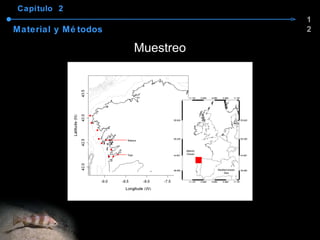 Capítulo  2 Material y Métodos Muestreo 12 