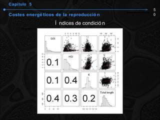Capítulo  5 Costes energéticos de la reproducción Índices de condición 50 