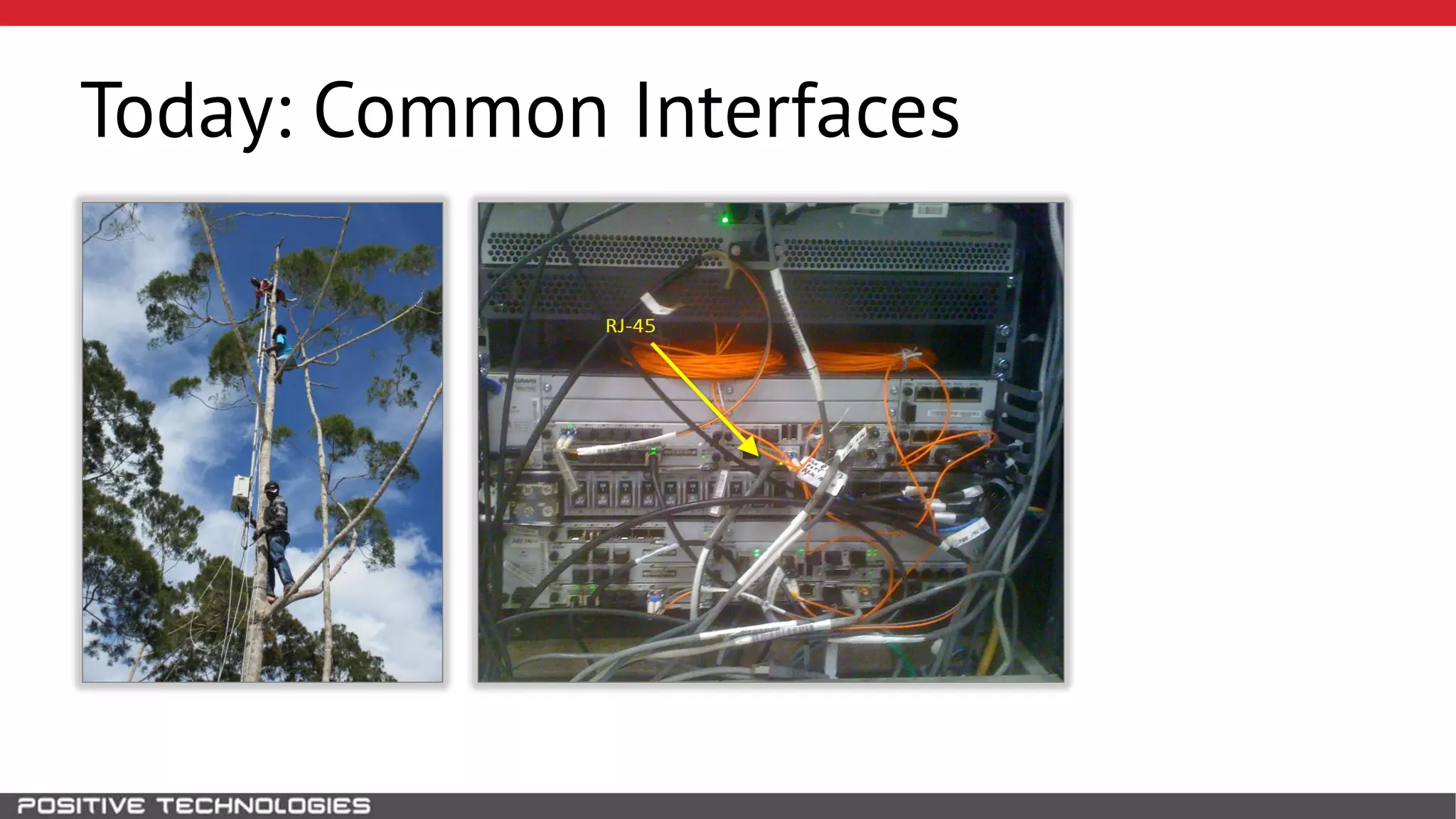 Today: Common Interfaces
 