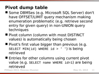 sqlmap - Under the Hood | PDF