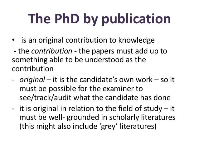 PhD By Publication - Research With Us - Research