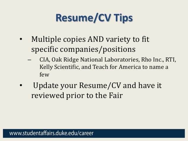 thank you email after career fair