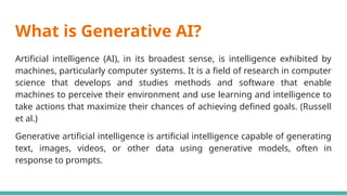 Generative AI: Shaping the Future of Learning | PPTX