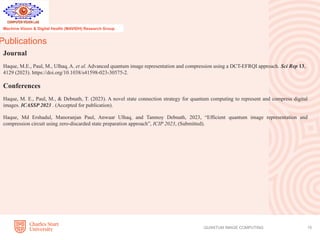 An efficient quantum image representation for compression and ...