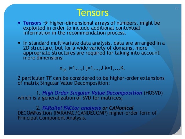 Higher order singular value decomposition pdf995