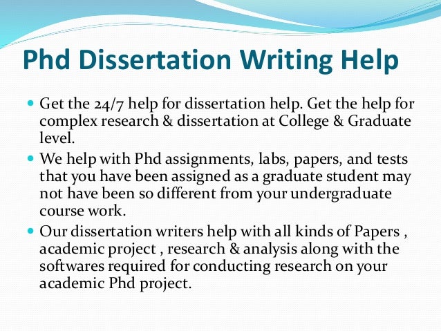 doctoral dissertation help