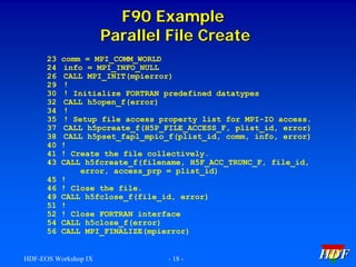 Parallel HDF5 Introductory Tutorial | PDF