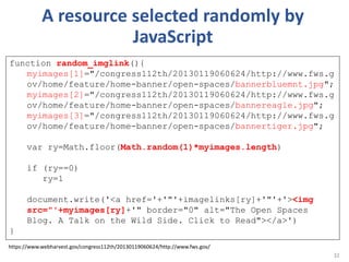 32
https://www.webharvest.gov/congress112th/20130119060624/http://www.fws.gov/
A resource selected randomly by
JavaScript
...