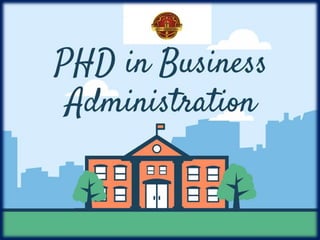 PhD In Business Administration
 
