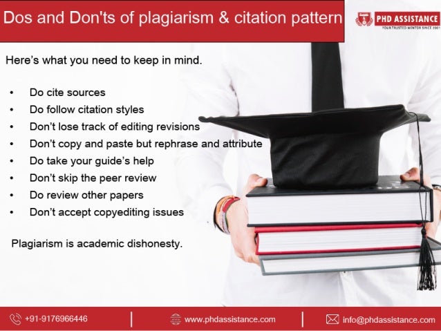 Dos And Don Ts Of Plagiarism Citation Pattern Phdassistance Dos And Don Ts Of Plagiarism Citation Pattern Phdassistance